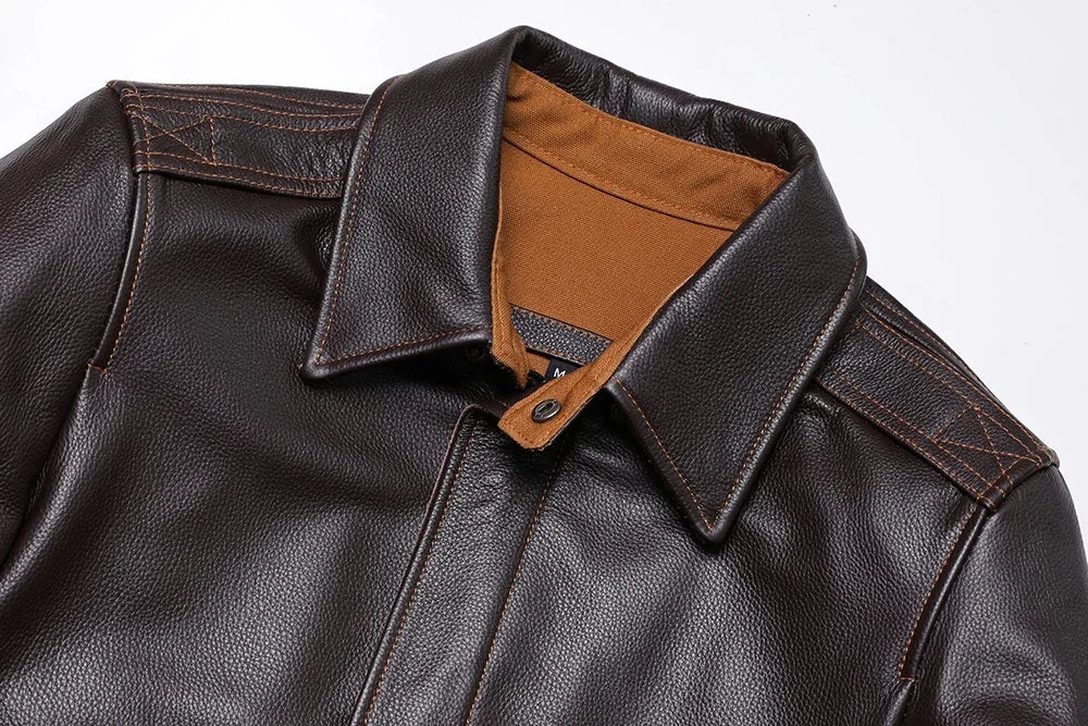 Men's Air Force Jacket™ | Natural Cowhide